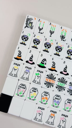 Hocus Pocus – Halloween Mahjong Tile Set (Pre-Order Estimated Delivery Date End of July)
