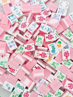 The Palm Royale Mahjong Tile Collection and Matching Mat