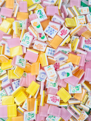 The Palm Royale Mahjong Tile Collection and Matching Mat