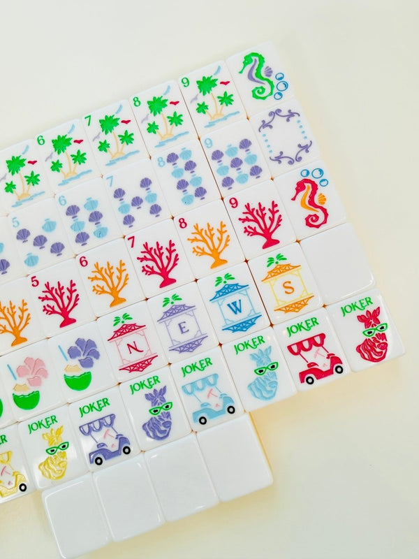 Travel Mahjong Tile Set - Palm Royale