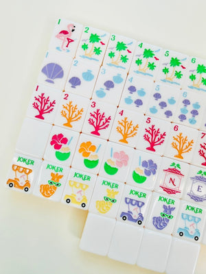 Travel Mahjong Tile Set - Palm Royale