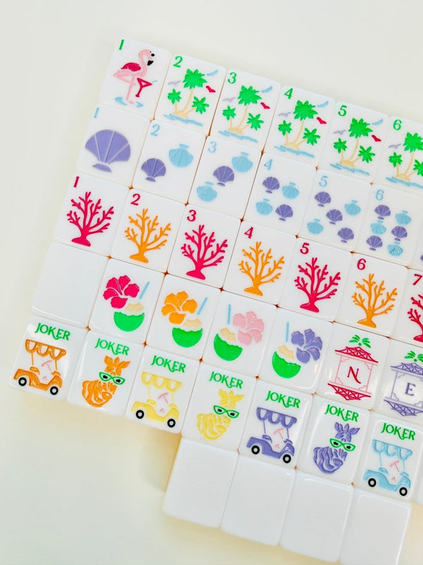 Travel Mahjong Tile Set - Palm Royale