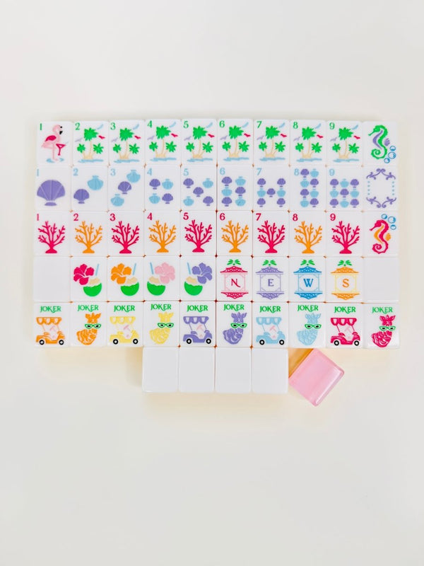 Travel Mahjong Tile Set - Palm Royale